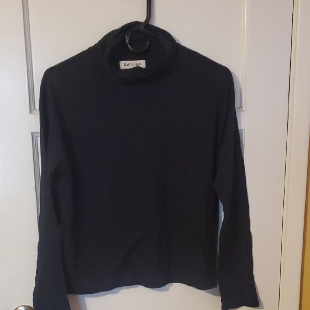 Elegant Black Turtleneck Sweater